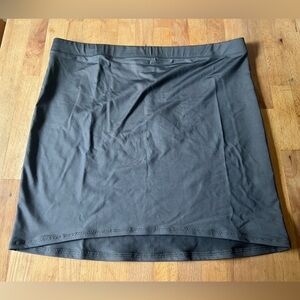SKIMS Gray Bikini Skirt